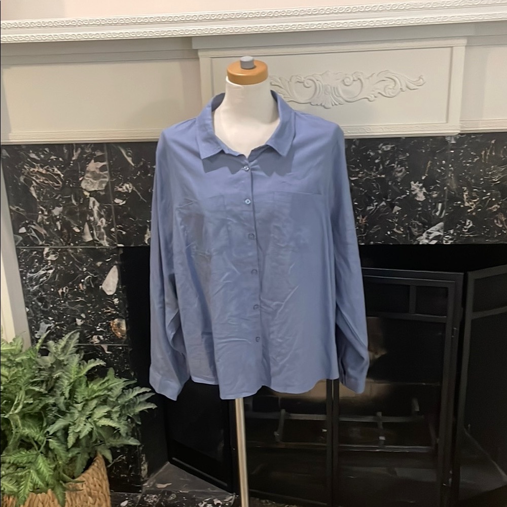 Woman’s Blue Shirt